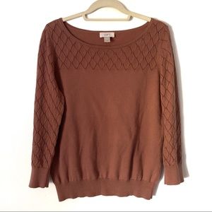 Earth-toned LOFT FACTORY Sweater